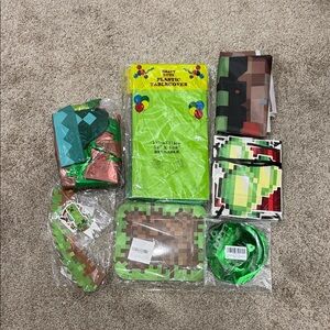 Minecraft Party Supplies Set